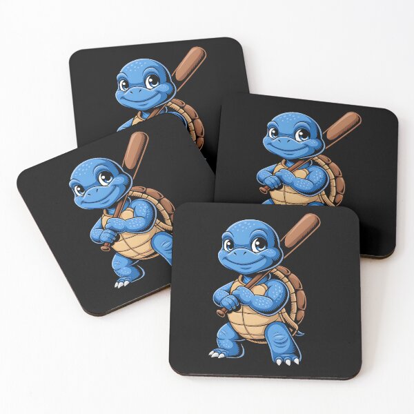 Item preview, Cool turtle with baseball bat designed and sold by ReneMM.