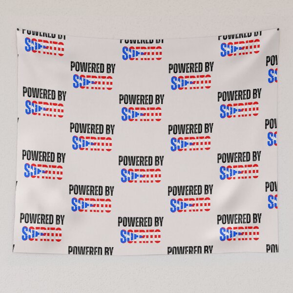 Item preview, Powered by Sofrito Puerto Rico boricua pride hispanic roots 2025 designed and sold by erozzz.