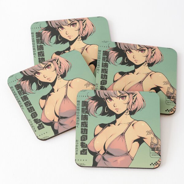 Item preview, Beautiful punk elf woman with pink hair designed and sold by BOZGO.