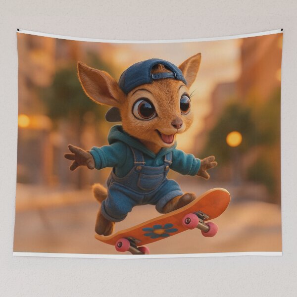 Item preview, Skater Dik-Dik Antelope designed and sold by Sillytoe.