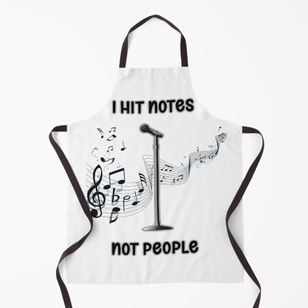 Item preview, I Hit Notes, Not People – Funny Music Shirt designed and sold by ArtbyCrystal.