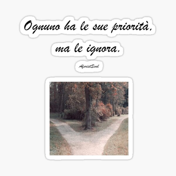 Item preview, Ognuno ha le sue priorità, ma le ignora - Maglietta e oggetti filosofici - Scritta nera designed and sold by AforistSoul.