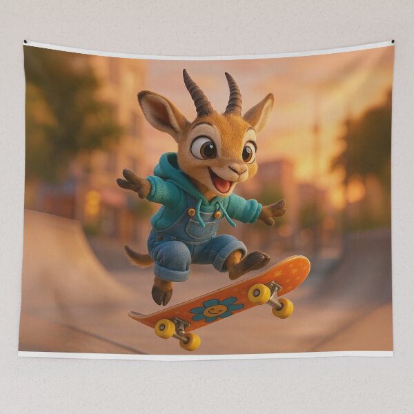 Item preview, Skater Gazelle designed and sold by Sillytoe.