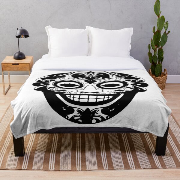 Item preview, Black and White Sugar Skull Design designed and sold by olenapetol.