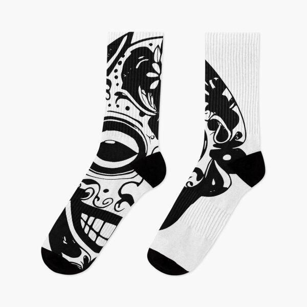 Item preview, Black and White Sugar Skull Design designed and sold by olenapetol.