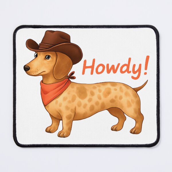 Item preview, Howdy Dashound designed and sold by Classiccustoms.