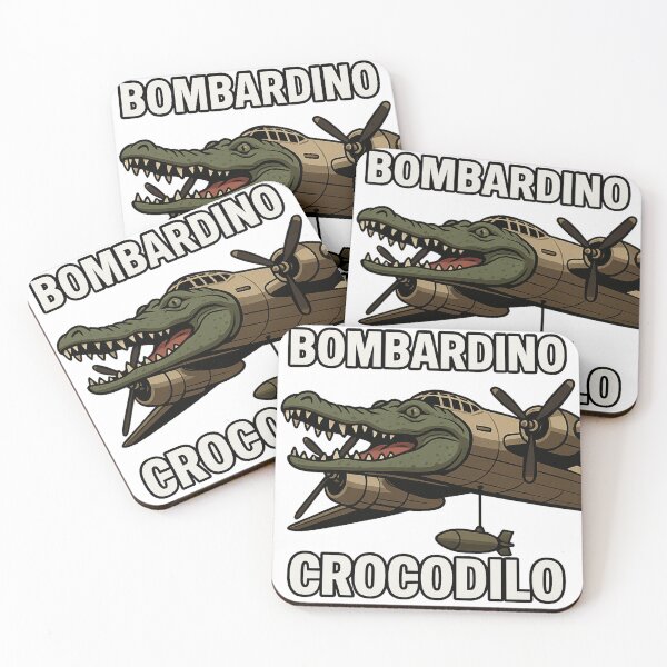 Item preview, Bombardino Crocodilo - Italian Brainrot Crocodile Plane Meme designed and sold by FinShirts.