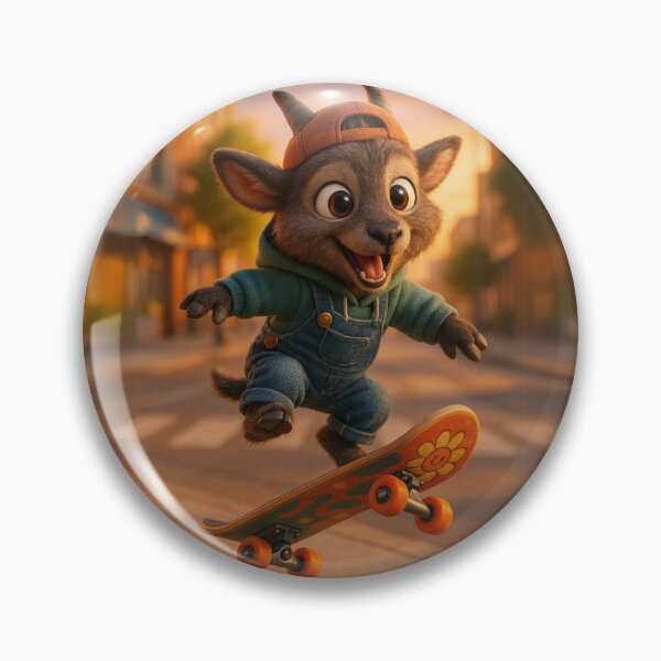 Item preview, Skater Goral Antelope designed and sold by Sillytoe.