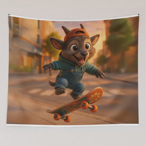 Item preview, Skater Goral Antelope designed and sold by Sillytoe.