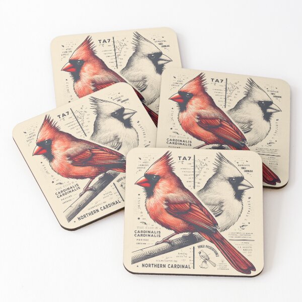 Item preview, Northern Cardinal 5 designed and sold by theAVIARY7.