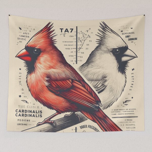 Item preview, Northern Cardinal 5 designed and sold by theAVIARY7.