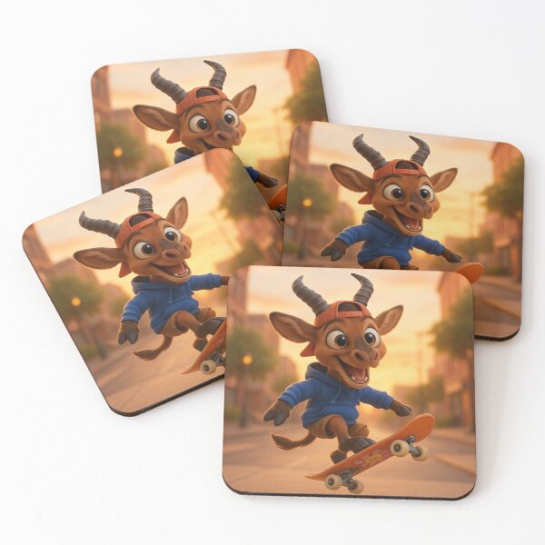 Item preview, Skater Hartebeest Antelope designed and sold by Sillytoe.