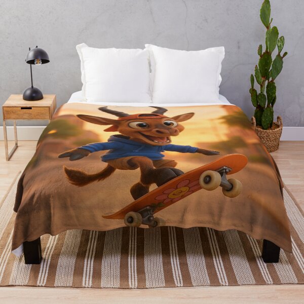 Item preview, Skater Hartebeest Antelope designed and sold by Sillytoe.