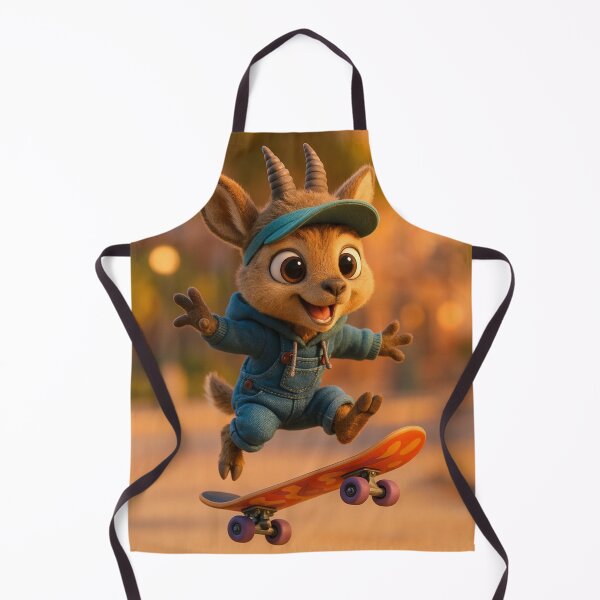 Item preview, Skater Klipspringer Antelope designed and sold by Sillytoe.