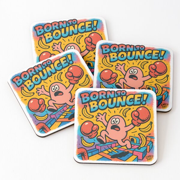 Item preview, Born to Bounce! – Blob Obstacle Chaos Pop Art Tee designed and sold by Sweetday2025.
