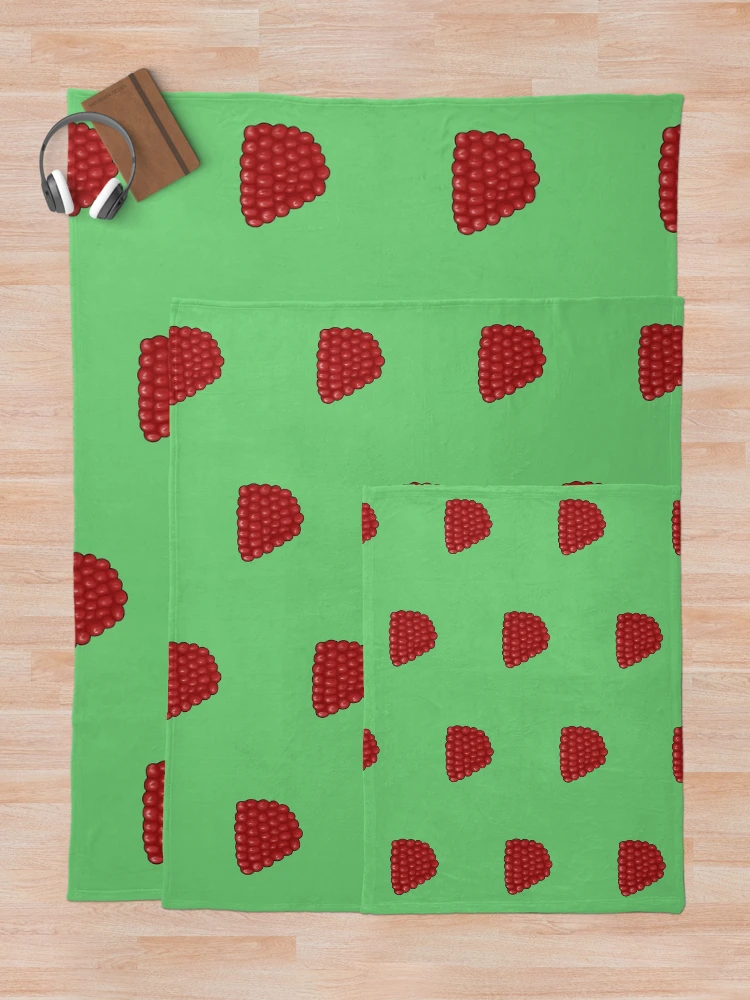 Thumbnail 5 of 6, Throw Blanket, Organic Raspberry designed and sold by Pigeondispatch.