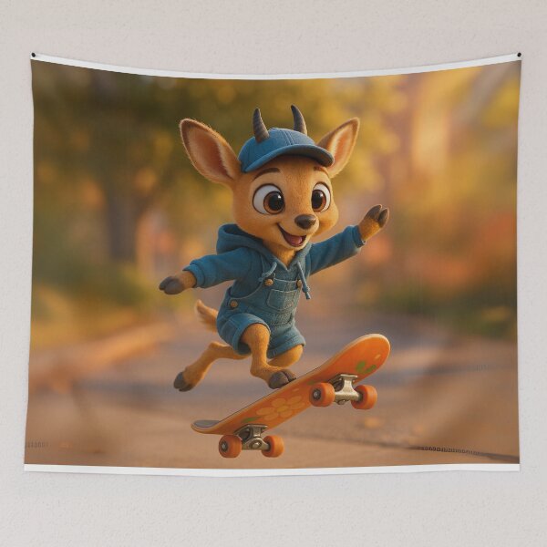Item preview, Skater Oribi Antelope designed and sold by Sillytoe.