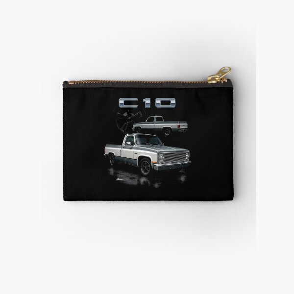 Item preview, 1981 Chevy C10 Squarebody – Classic Two-Tone Slammed Pickup designed and sold by TheArtOfCar.