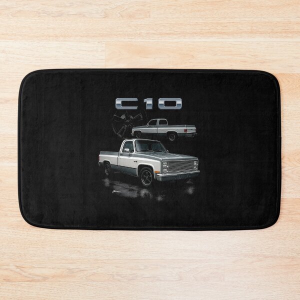 Item preview, 1981 Chevy C10 Squarebody – Classic Two-Tone Slammed Pickup designed and sold by TheArtOfCar.