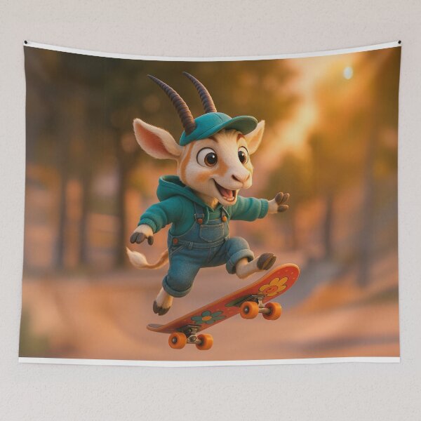 Item preview, Skater Scimitar-Horned Oryx designed and sold by Sillytoe.