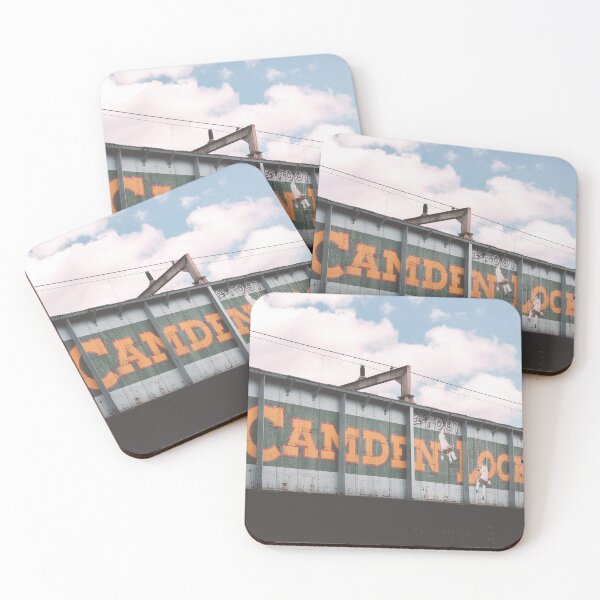 Item preview, London, England I Camden Town industrial bridge to the vibrant urban atmosphere of famous district to the retro vintage aesthetic architecture of urban street cityscape letters mural street art designed and sold by Julie Travel Photography.