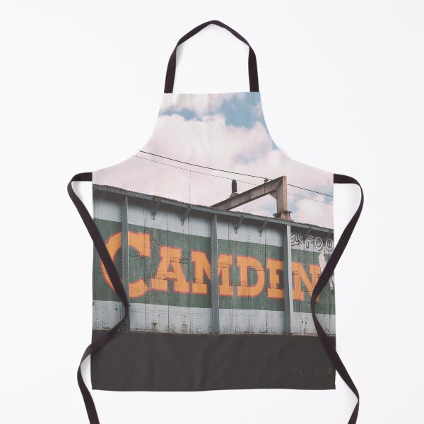 Item preview, London, England I Camden Town industrial bridge to the vibrant urban atmosphere of famous district to the retro vintage aesthetic architecture of urban street cityscape letters mural street art designed and sold by Julie Travel Photography.