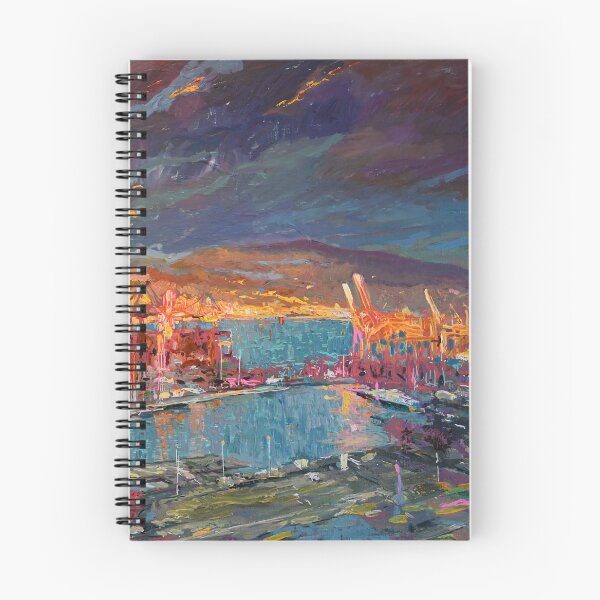 Aperçu de l'œuvre Port charbonnier de Vancouver | peinture originale créée et vendue par Moolversin.