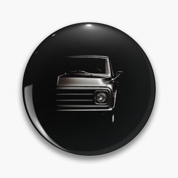 Item preview, Chevy C10 Squarebody Half Front – Shadowed Retro Truck Art designed and sold by TheArtOfCar.