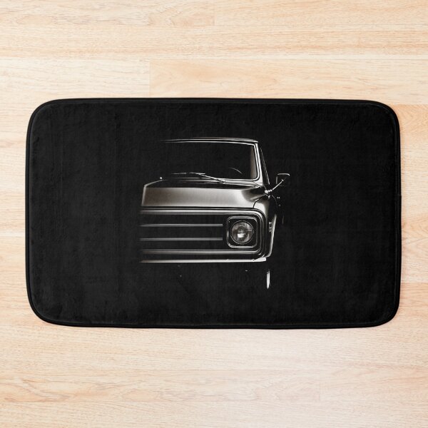 Item preview, Chevy C10 Squarebody Half Front – Shadowed Retro Truck Art designed and sold by TheArtOfCar.