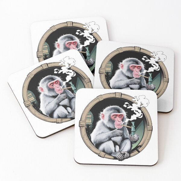 Item preview, Japanese, macaque (Nihonzaru) Smoking designed and sold by matteflor.