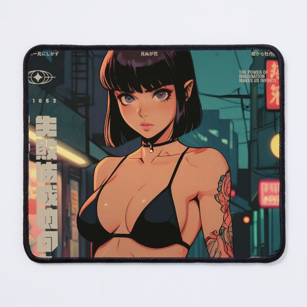 Item preview, tattooed girl in the city designed and sold by BOZGO.