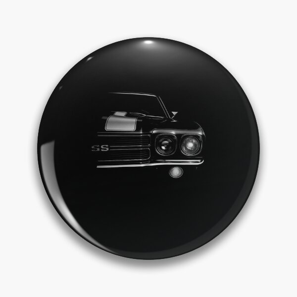 Item preview, 1970 Chevelle SS Front End – Half View Muscle Car in Shadow designed and sold by TheArtOfCar.
