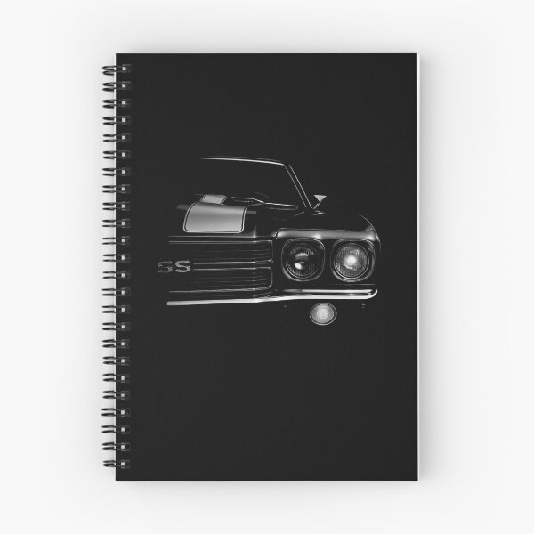 Item preview, 1970 Chevelle SS Front End – Half View Muscle Car in Shadow designed and sold by TheArtOfCar.