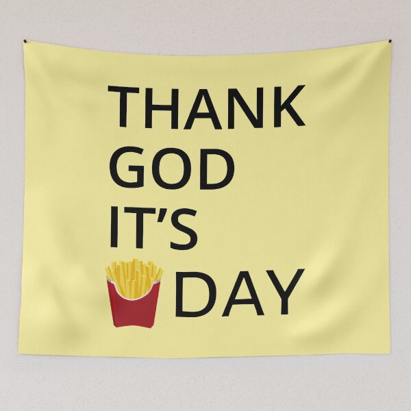 Item preview, Thank God It's Fryday designed and sold by Lemon Pepper.
