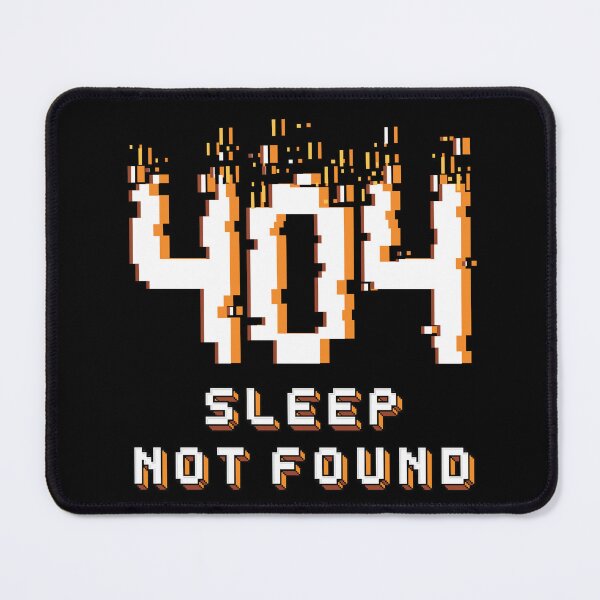 Item preview, 404 Sleep Not Found - Retro Pixel Art Gaming T-Shirt designed and sold by Kist221.