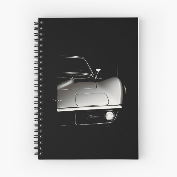 Item preview, 1969 Corvette Stingray Half Front View – Sleek Silver Classic Elegance designed and sold by TheArtOfCar.