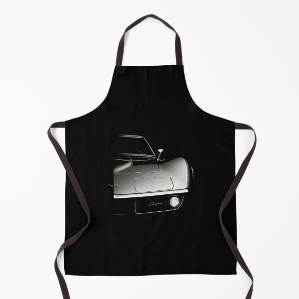 Item preview, 1969 Corvette Stingray Half Front View – Sleek Silver Classic Elegance designed and sold by TheArtOfCar.