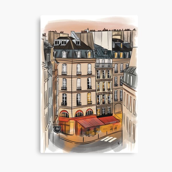 Parisian Evening Canvas Print