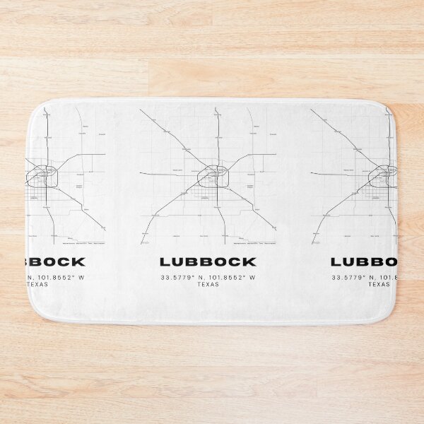 Item preview, Lubbock Map Print – Minimalist West Texas Poster in Black & White designed and sold by RM-Journey.