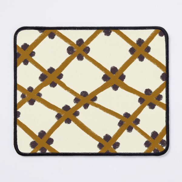Item preview, Golden Lattice Bloom on Cream Large scale designed and sold by artievarudzite.