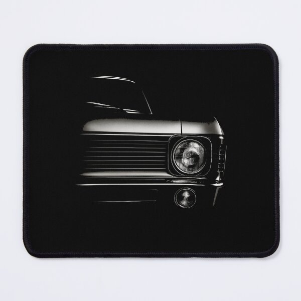 Item preview, 1970 Chevy Nova SS Half Front – Monochrome Muscle Icon designed and sold by TheArtOfCar.