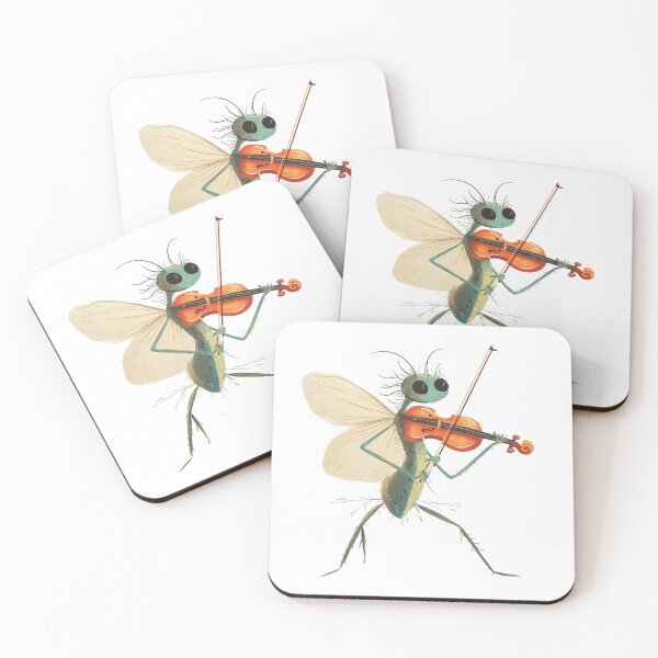 Item preview, Whimsical Mosquito Playing the Violin designed and sold by MelaDizayn.