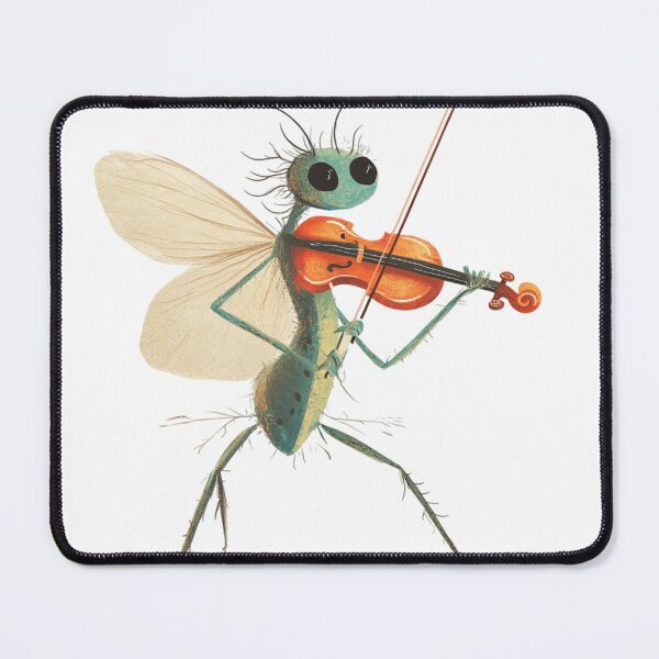 Item preview, Whimsical Mosquito Playing the Violin designed and sold by MelaDizayn.