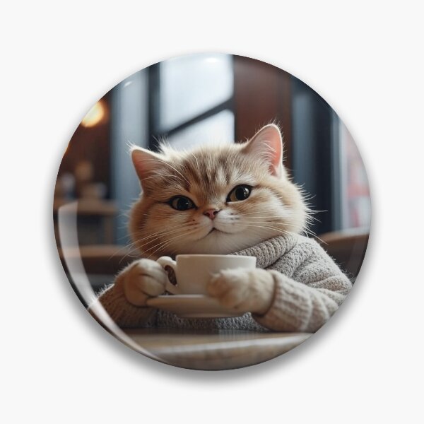 Artikelvorschau, Kaffee Katze entworfen und verkauft von FatCatStudios.