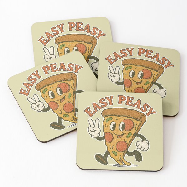 Item preview, Easy Peasy Retro Pizza designed and sold by zzz888.