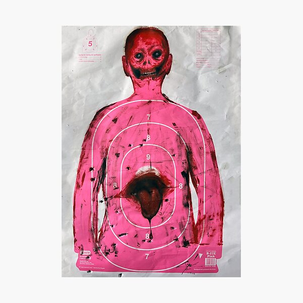 Vista previa del artículo con la obra «Samantha- Retrato artístico de terror», diseñado y vendido por iamsosorrrry.