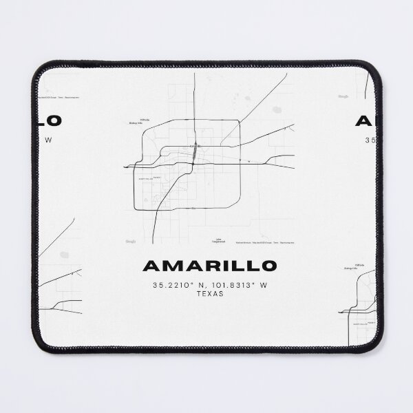 Item preview, Amarillo City Map – Modern Minimalist West Texas Poster designed and sold by RM-Journey.