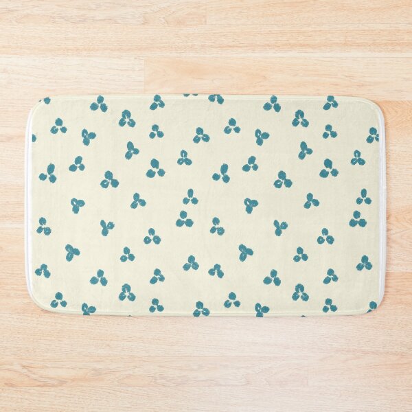 Item preview, Teal Blossom Dots on Cream Large scale designed and sold by artievarudzite.