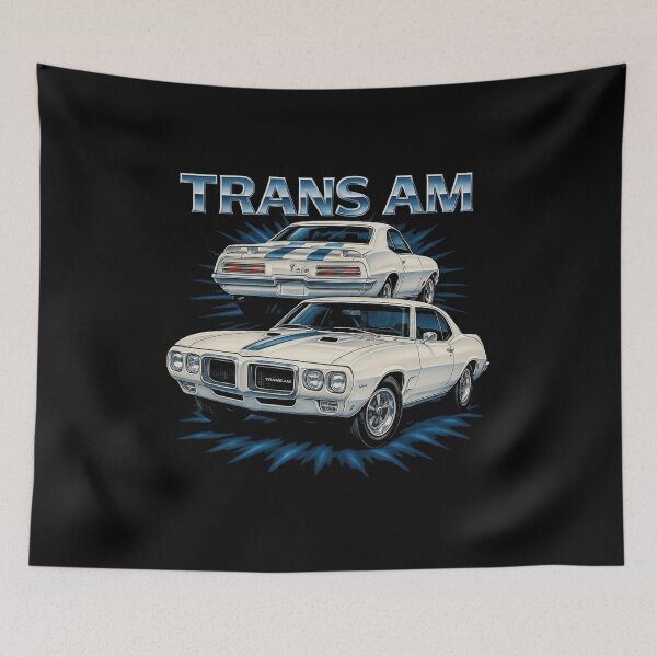 Item preview, 1969 Trans Am – Blue Striped Classic Muscle Legend designed and sold by TheArtOfCar.