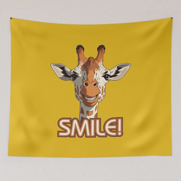 Item preview, Smiling Giraffe designed and sold by Attic-Junk.